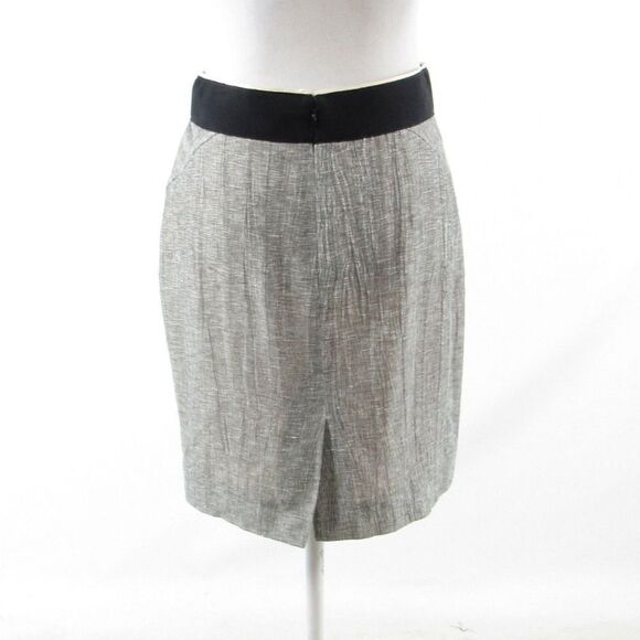 J. Crew gray pencil skirt 2 - Picture 7 of 8